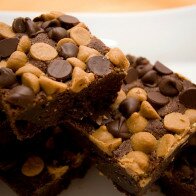 Triple Chocolate Peanut Butter Brownies