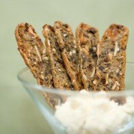 Wild Rice Crackers