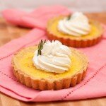 Thomas Keller's Lemon Sabayon Tart with Rosemary and Honey-Mascarpone Whipped Cream