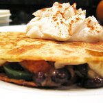 Pumpkin and Black Bean Quesadillas