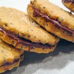 Brown Sugar Poppyseed Sandwich Cookies