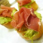 Asparagus, Leek, and Prosciutto Tartines