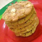 White Chocolate Heath Cookies