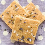 Salted Honey Lavender Shortbread