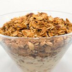 Hazelnut-Lavender-Coconut Granola