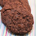 Coconut Double-Chocolate Cookies (Vegan)