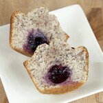 Almond-Hazelnut Financiers with Cherries