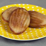 Lavender-Glazed Lemon-Thyme Madeleines