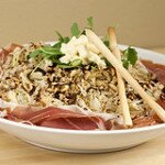 Tarragon Fennel-Apple Salad with Prosciutto di San Daniele and Taleggio