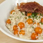 Flagship Risotto with Sun Gold Tomatoes