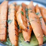 Grilled Sweet Potatoes with Cilantro-Lime Vinaigrette