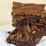 Chocolate-Peanut Butter-Banana Bread Fudge Bars