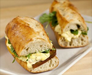 Tarragon Egg Salad Sandwiches with Homemade Lemon-Chive Mayo