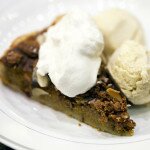 Pumpkin Pie Tart with Candied Ginger Whipped Cream