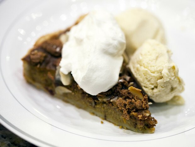 Pumpkin Pie Tart Slice