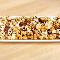 Bacon and Cashew Caramel Corn | www.spachethespatula.com #recipe