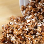 Chocolate Almond Popcorn | www.spachethespatula.com #recipe