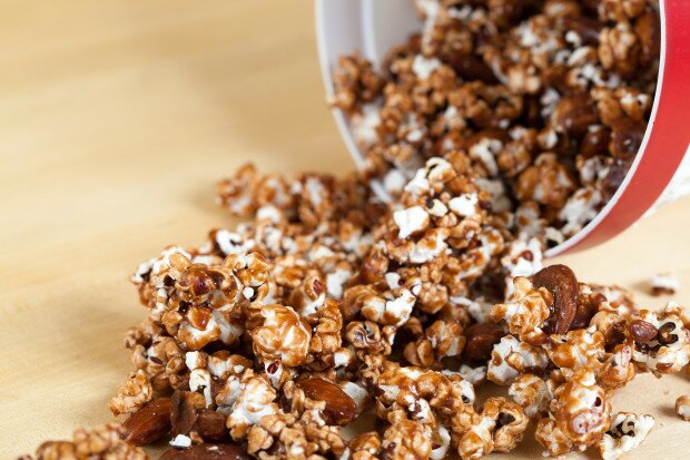 Chocolate-Almond Popcorn