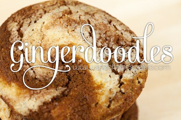 Gingerdoodles | www.spachethespatula.com #recipe