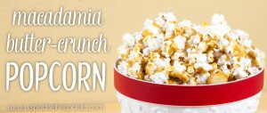 Macadamia Butter Crunch Popcorn | www.spachethespatula.com #recipe