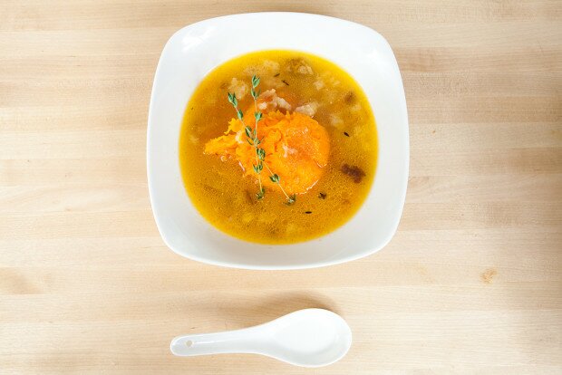 Roast Pumpkin Soup with Gruyère | www.spachethespatula.com #recipe