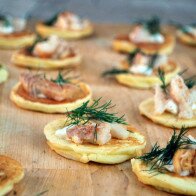 Smoked Whitefish Blinis | www.spachethespatula.com #recipe