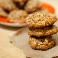 Orange-Tahini Pine Nut Cookies | www.spachethespatula.com #recipe (with #vegan and #gluten-free options!)