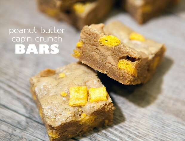 Peanut Butter Cap'n Crunch Bars | www.spachethespatula.com #recipe