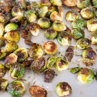 Simply Roasted Brussels Sprouts | www.spachethespatula.com #recipe