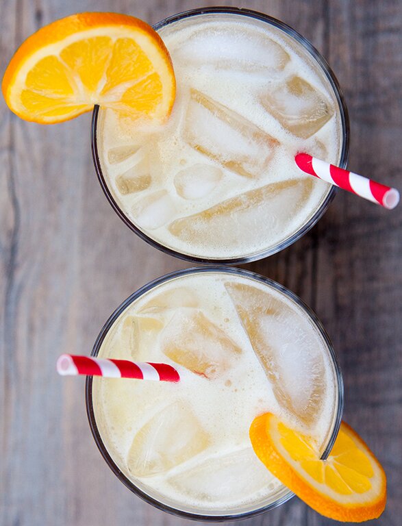 Spicy Ginger Meyer Lemonade | www.spachethespatula.com #recipe