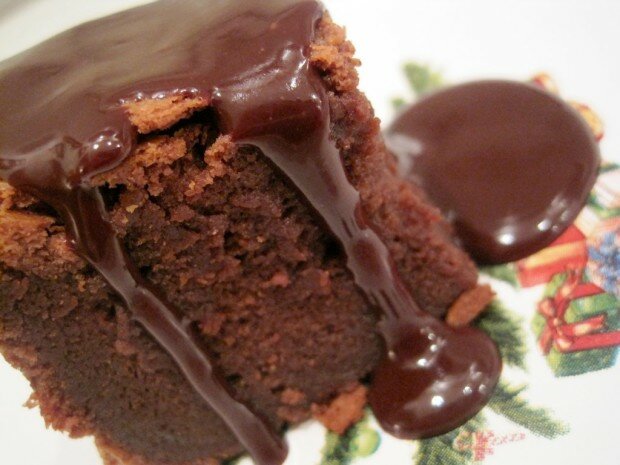 Mascarpone Brownies with Honey-Chocolate Sauce