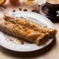 Cannoli Pancakes | www.spachethespatula.com #recipe