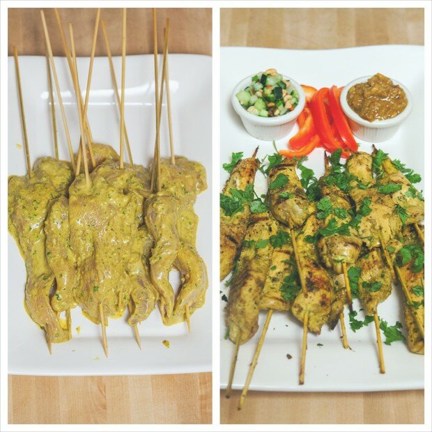 Chicken Satay (Sa-Te Kai) | www.spachethespatula.com #recipe