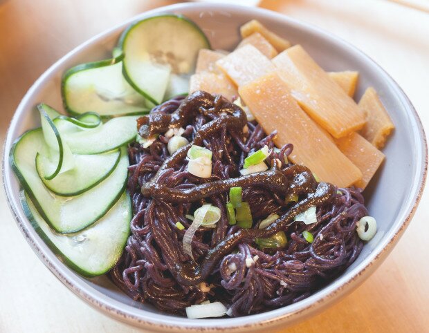 Ginger-Scallion Noodles | www.spachethespatula.com #recipe