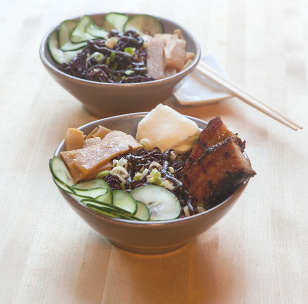 Ginger-Scallion Noodles | www.spachethespatula.com #recipe