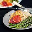 Pan-Seared Mahi Mahi with Blood Orange Butter & Pesto Roasted Asparagus | www.spachethespatula.com #recipe