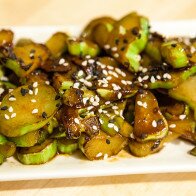 Stir-Fried Broccoli Stems | www.spachethespatula.com #recipe