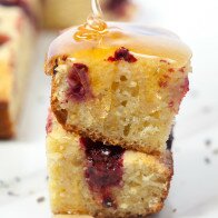 Blackberry-Lavender Cornbread | www.spachethespatula.com #recipe