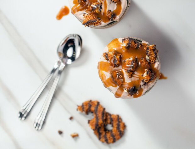 Samoa Blizzard | www.spachethespatula.com #recipe