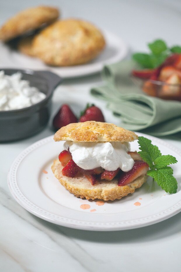 Strawberry Shortcakes | www.spachethespatula.com #recipe