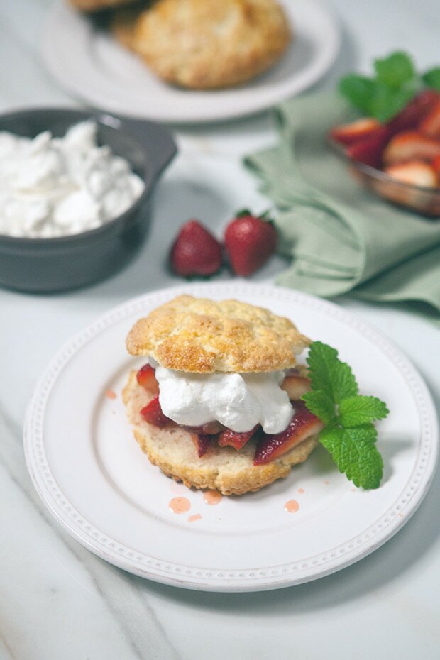 Strawberry Shortcakes | www.spachethespatula.com #recipe