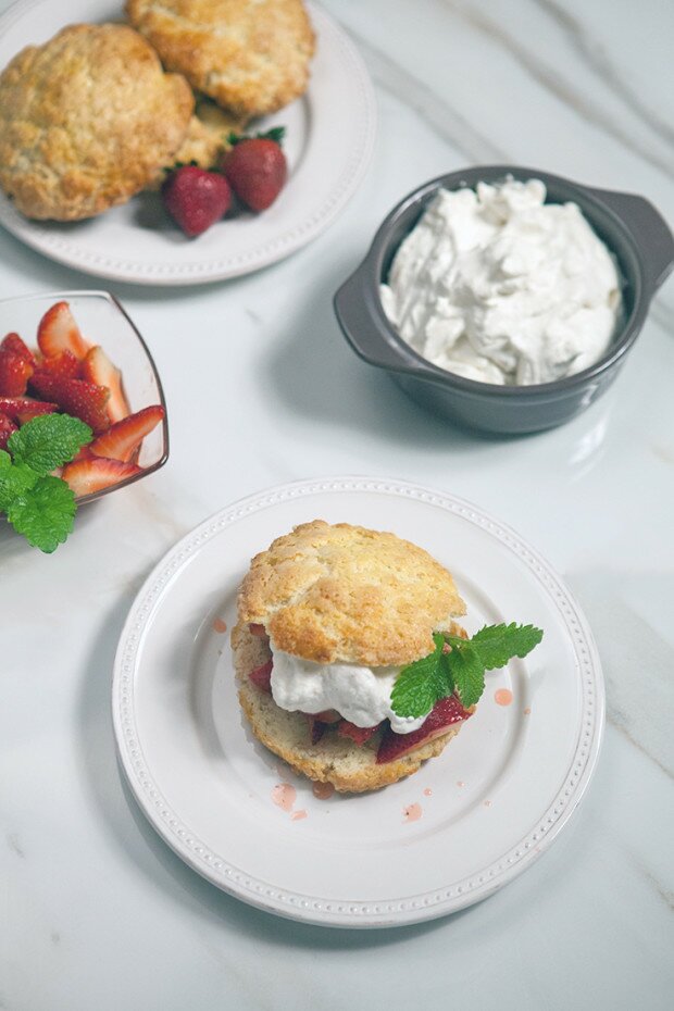 Strawberry Shortcakes | www.spachethespatula.com #recipe