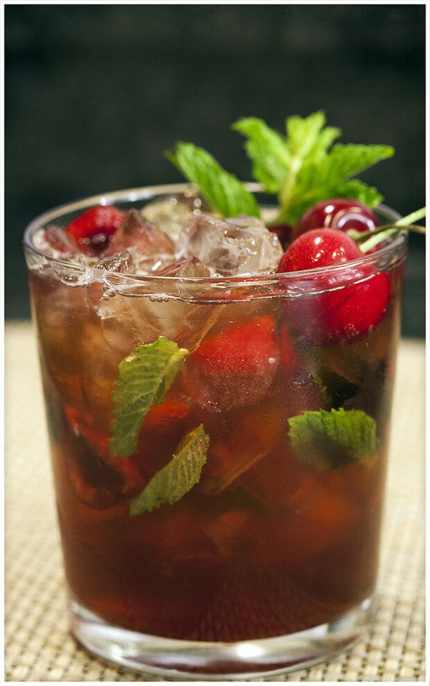 Cherry-Mint Julep