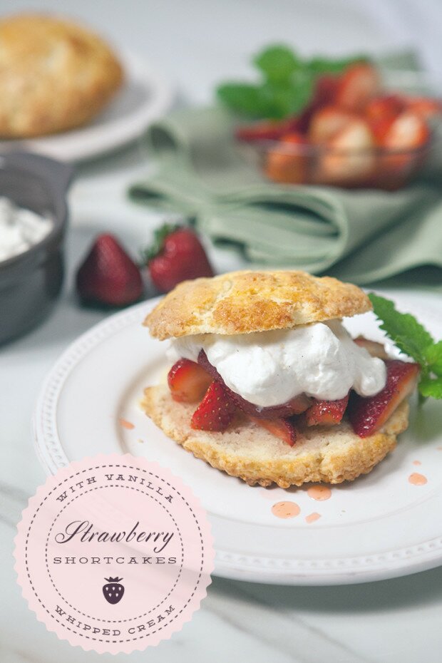 Strawberry Shortcakes | www.spachethespatula.com #recipe