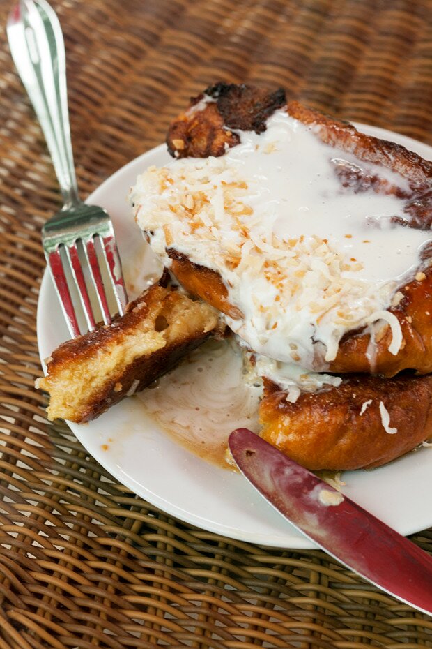 Coconut Cream Pie French Toast | www.spachethespatula.com #recipe