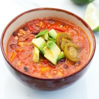 Skinny Turkey Chili | www.spachethespatula.com #recipe