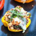 Turkey and Quinoa Stuffed Peppers