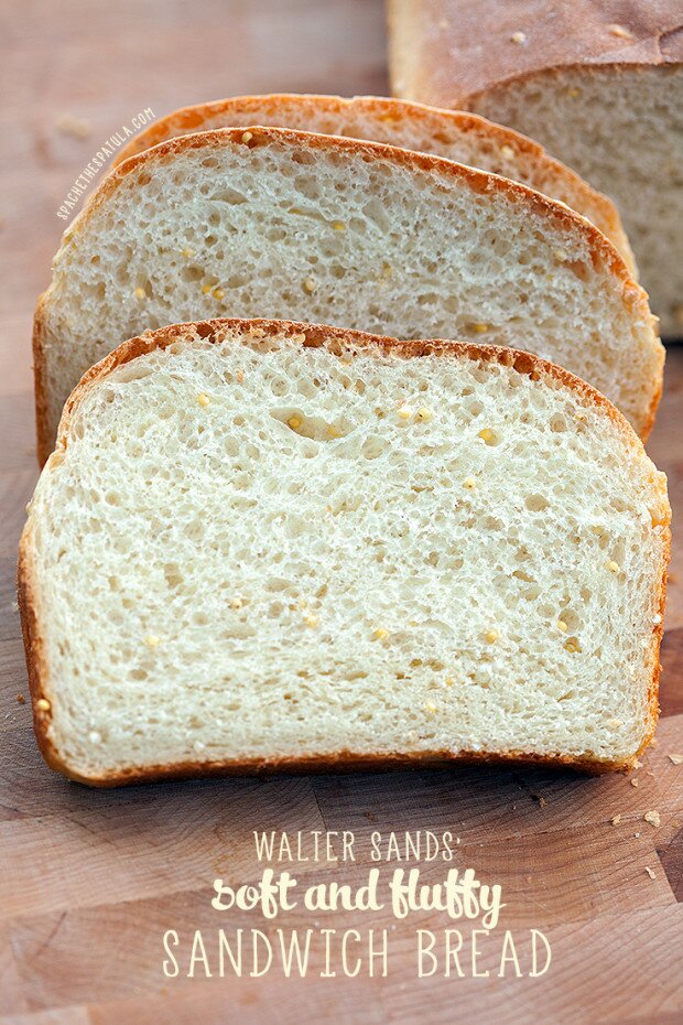 Walter Sands' Soft and Fluffy Sandwich Bread | www.spachethespatula.com #recipe