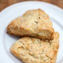 Pear, Candied Ginger, and Walnut Scones | www.spachethespatula.com #recipe