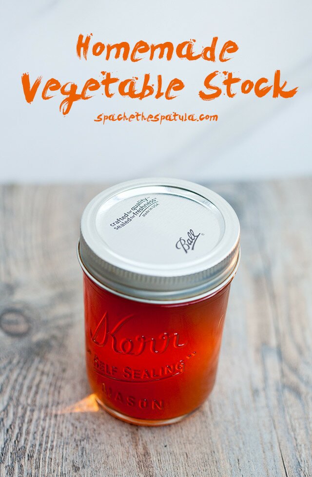 This is a great fridge clean-out recipe! It's totally vegan, and so much more flavorful than the stuff at the store. You won't believe how much better your recipes taste with this! | www.spachethespatula.com #recipe